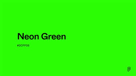 Neon Green Color: Hex Code, Palettes & Meaning .